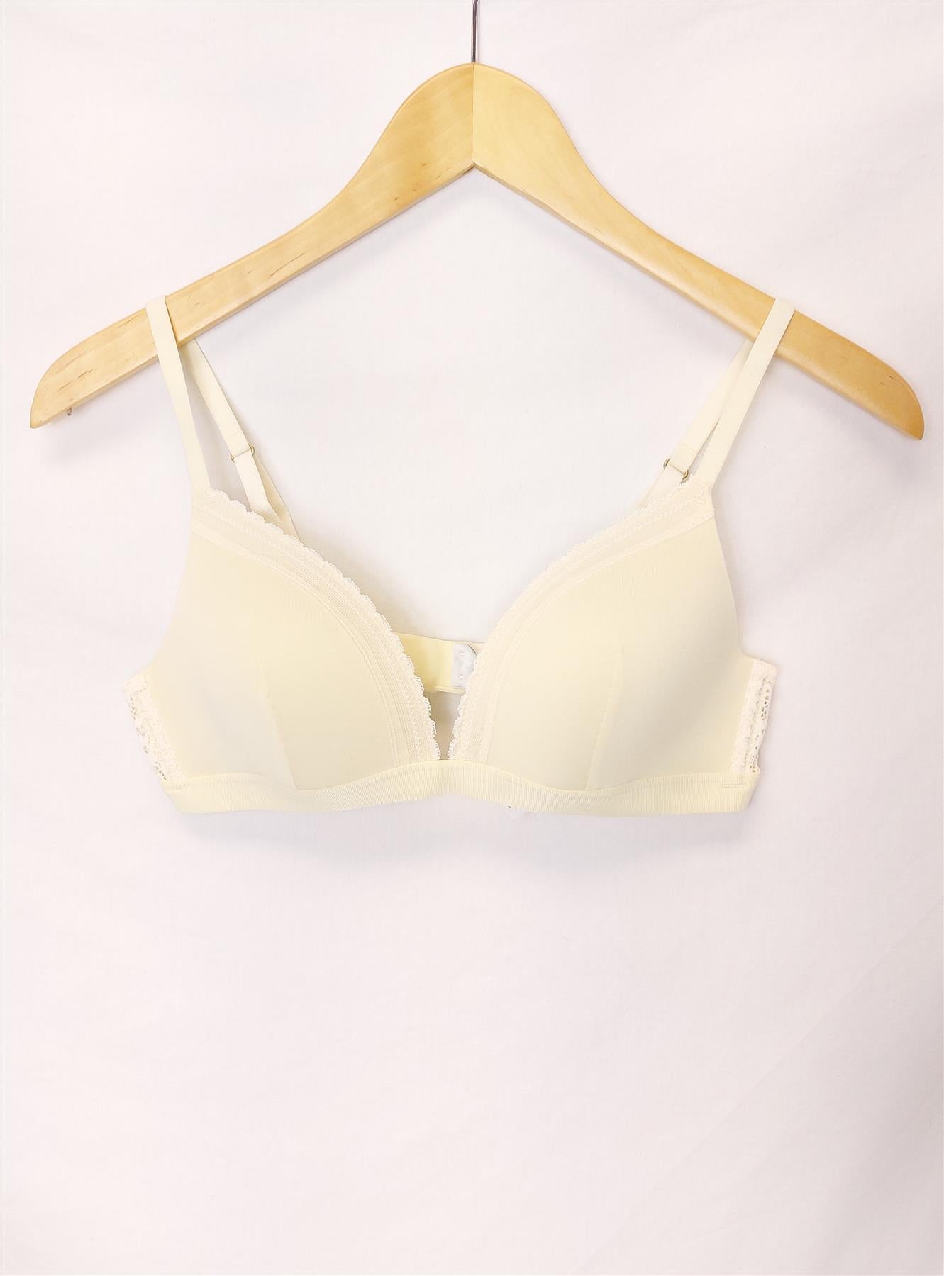 Oysho Women's Comfort Bra Non-Wired Supersoft Lace Trim 34B (Shop Soiled)